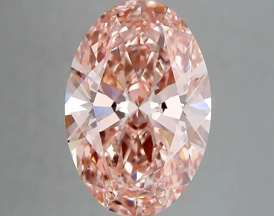 5.77ct FANCY VIVID  PINK VS1 Oval (IGI)