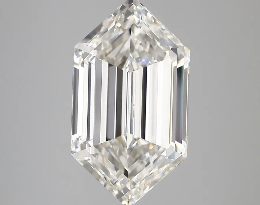 5.77ct F VVS2 Long Hexagon (IGI)