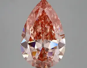 5.67ct FANCY VIVID  PINK VS1 Pear (IGI)