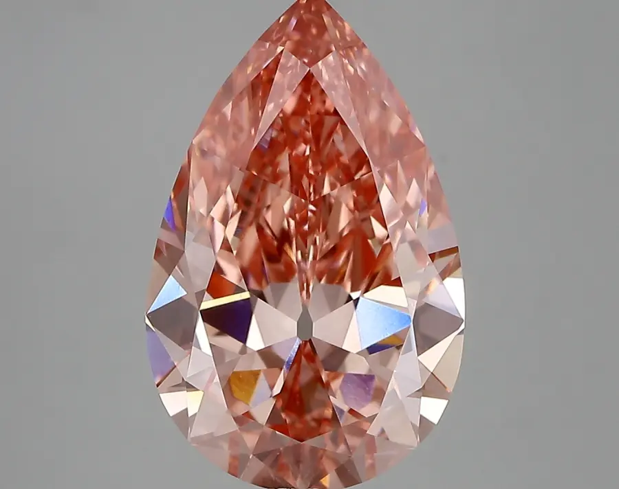 5.67ct FANCY VIVID  PINK VS1 Pear (IGI)