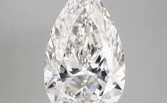 5.54ct F VS1 Pear (IGI)