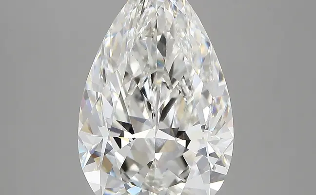 5.54ct F VVS2 Pear (IGI)