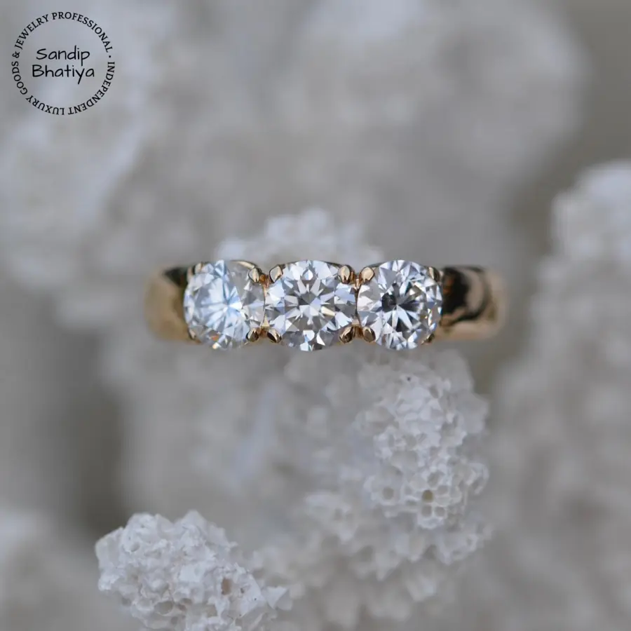 3 Stone Diamond Ring