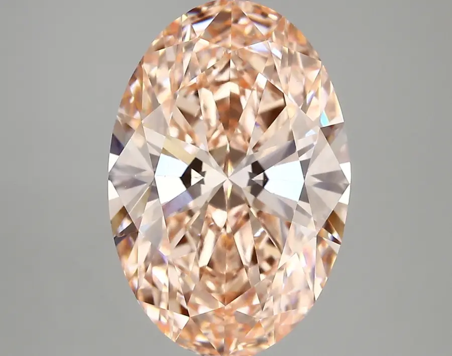 5.39ct FANCY VIVID  PINK VVS2 Oval (IGI)