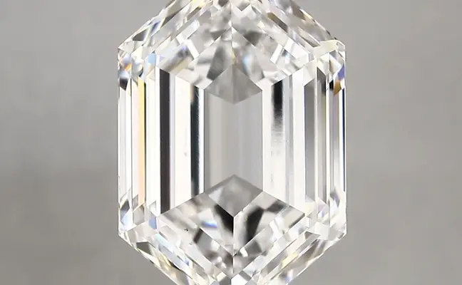 5.37ct D VS1 Long Hexagon (IGI)