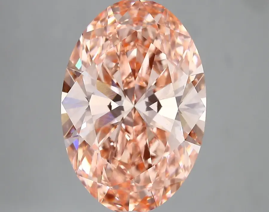 5.37ct FANCY VIVID  PINK VVS2 Oval (IGI)