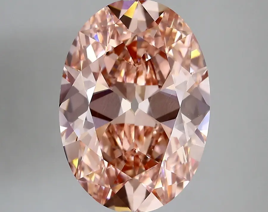5.36ct FANCY VIVID  PINK VS1 Oval Old Miner (IGI)