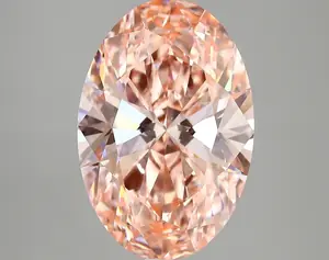 5.29ct FANCY VIVID  PINK VS1 Oval (IGI)