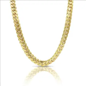 Solid Cuban Link Chain | 14K Yellow Gold