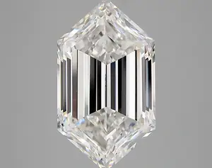 5.21ct D VS2 Long Hexagon (IGI)