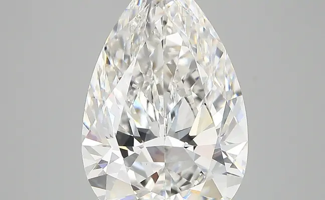 5.20ct F VVS2 Pear (IGI)