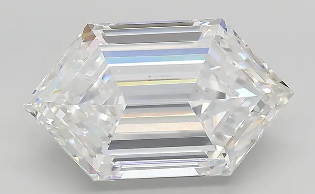 5.19ct E VS1 Long Hexagon (IGI)
