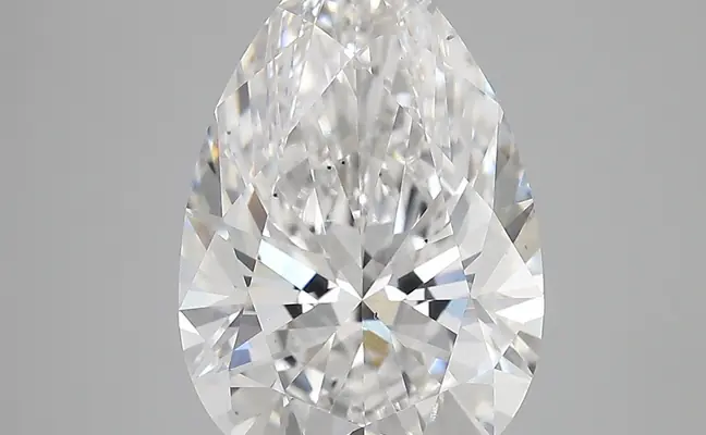 5.18ct F VS2 Pear (IGI)
