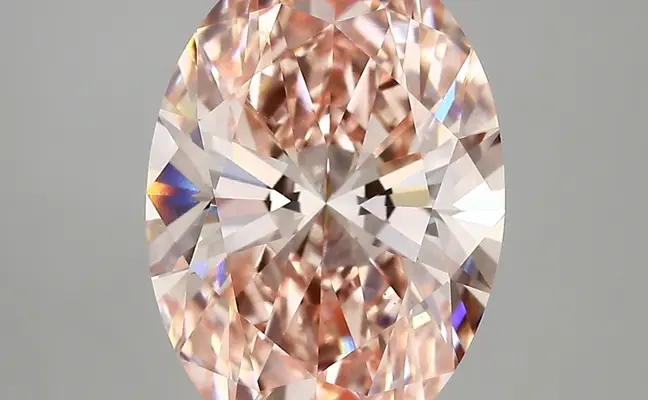 5.18ct FANCY VIVID  PINK VS1 Oval (IGI)