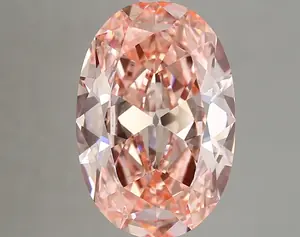 5.15ct FANCY VIVID  PINK VS2 Oval Old Miner (IGI)