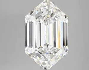 5.14ct E VVS2 Long Hexagon (IGI)