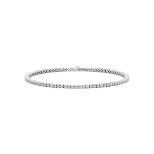 Four Prong 1.25 CT TW Natural Diamond Tennis Bracelet