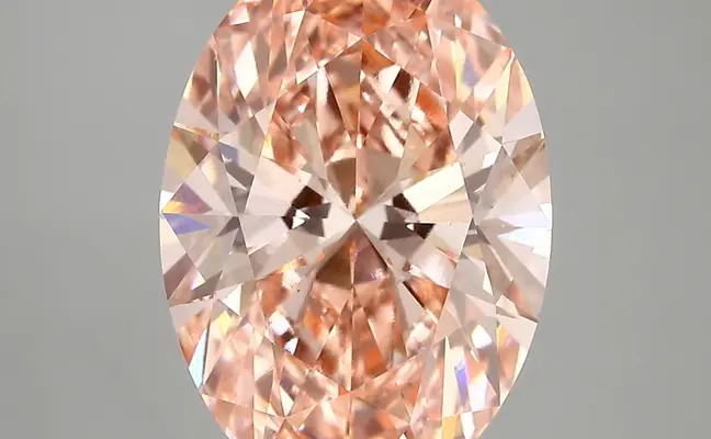 5.13ct FANCY VIVID  PINK VS1 Oval (IGI)