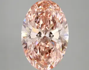 5.12ct FANCY VIVID  PINK VS1 Oval (IGI)