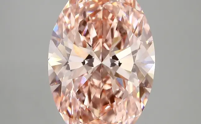 5.12ct FANCY VIVID  PINK VS1 Oval (IGI)