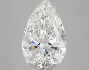 5.11ct F VVS2 Pear (IGI)