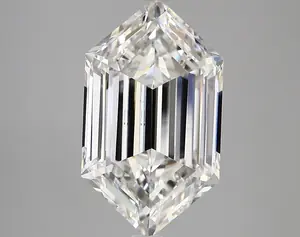 5.11ct E VS1 Long Hexagon (IGI)