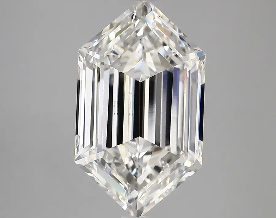 5.11ct E VS1 Long Hexagon (IGI)
