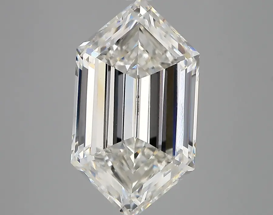 5.10ct F VVS2 Long Hexagon (IGI)
