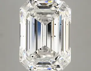 5.09ct F SI1 Emerald (IGI)