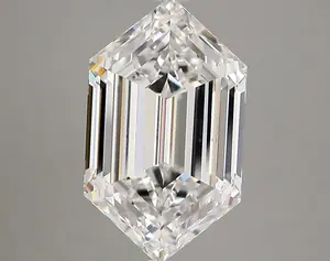 5.05ct D VVS2 Long Hexagon (IGI)