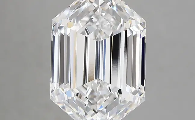5.05ct D VVS2 Long Hexagon (IGI)