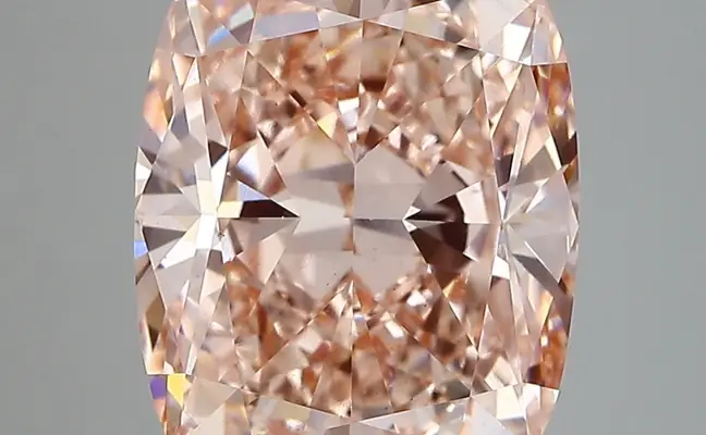 5.05ct FANCY INTENSE  PINK VS1 Cushion (IGI)