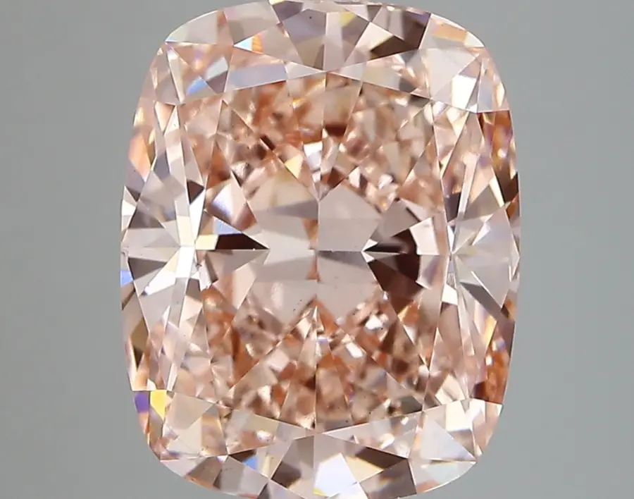 5.05ct FANCY INTENSE  PINK VS1 Cushion (IGI)