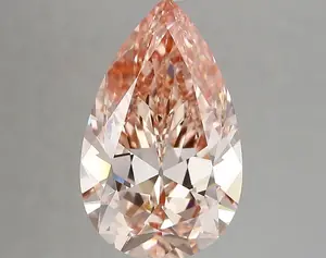5.04ct FANCY INTENSE  PINK VS1 Pear (IGI)