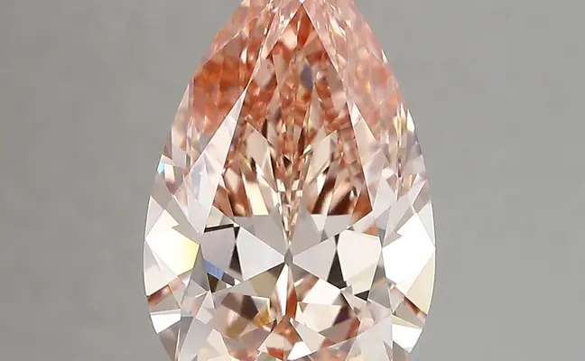 5.04ct FANCY INTENSE  PINK VS1 Pear (IGI)