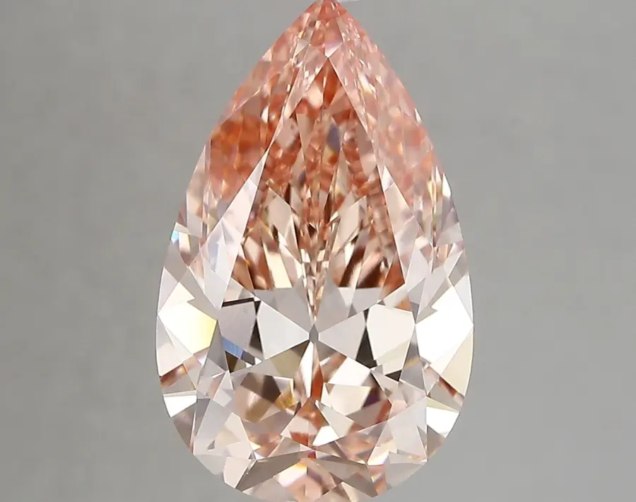 5.04ct FANCY INTENSE  PINK VS1 Pear (IGI)