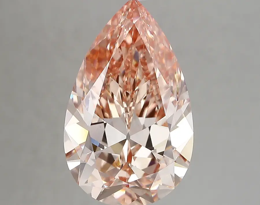 5.04ct FANCY INTENSE  PINK VS1 Pear (IGI)