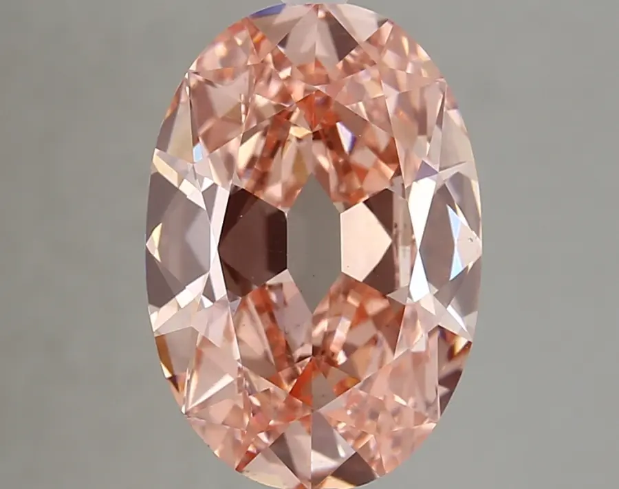 5.02ct FANCY VIVID  PINK VS2 Oval Old Miner (IGI)