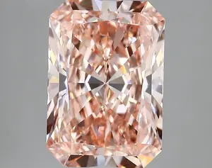 5.02ct FANCY VIVID  PINK VS1 Radiant (IGI)