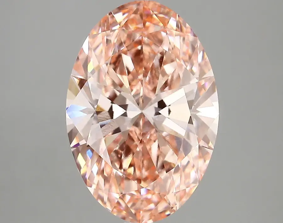 5.02ct FANCY VIVID  PINK VVS2 Oval (IGI)
