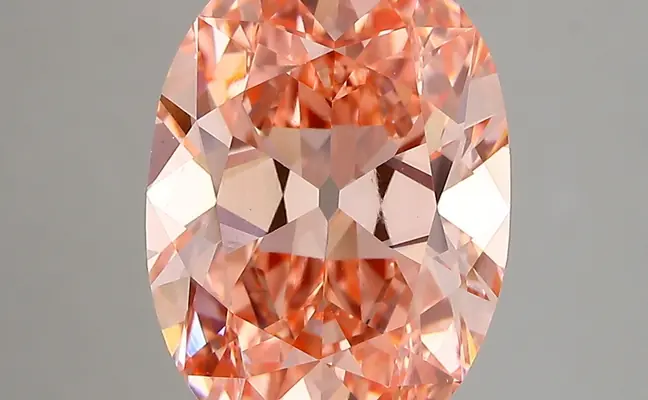 5.01ct FANCY VIVID  PINK VS1 Oval Old Miner (IGI)