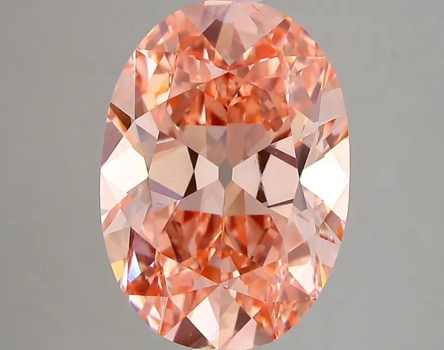 5.01ct FANCY VIVID  PINK VS1 Oval Old Miner (IGI)