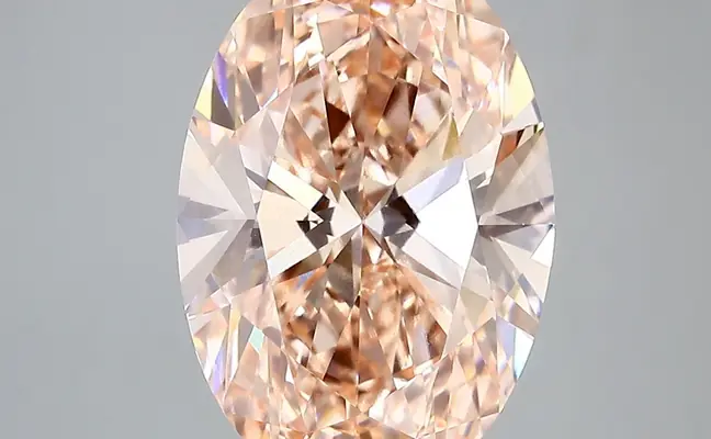 5.01ct FANCY INTENSE  PINK VVS2 Oval (IGI)