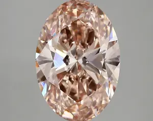 5.00ct FANCY INTENSE  PINK VS1 Oval (IGI)