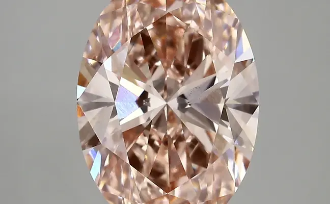 5.00ct FANCY INTENSE  PINK VS1 Oval (IGI)