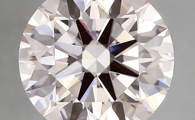 4.89ct FANCY LIGHT  PINK VVS2 Euro Cut (IGI)