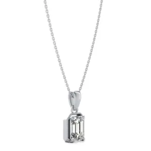 CaratX Natural Diamond Solitaire Pendant 0.40-0.50 ctw