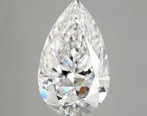 4.70ct E VS2 Pear (IGI)