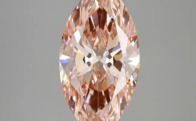 4.68ct FANCY INTENSE  PINK VS2 Marquise (IGI)