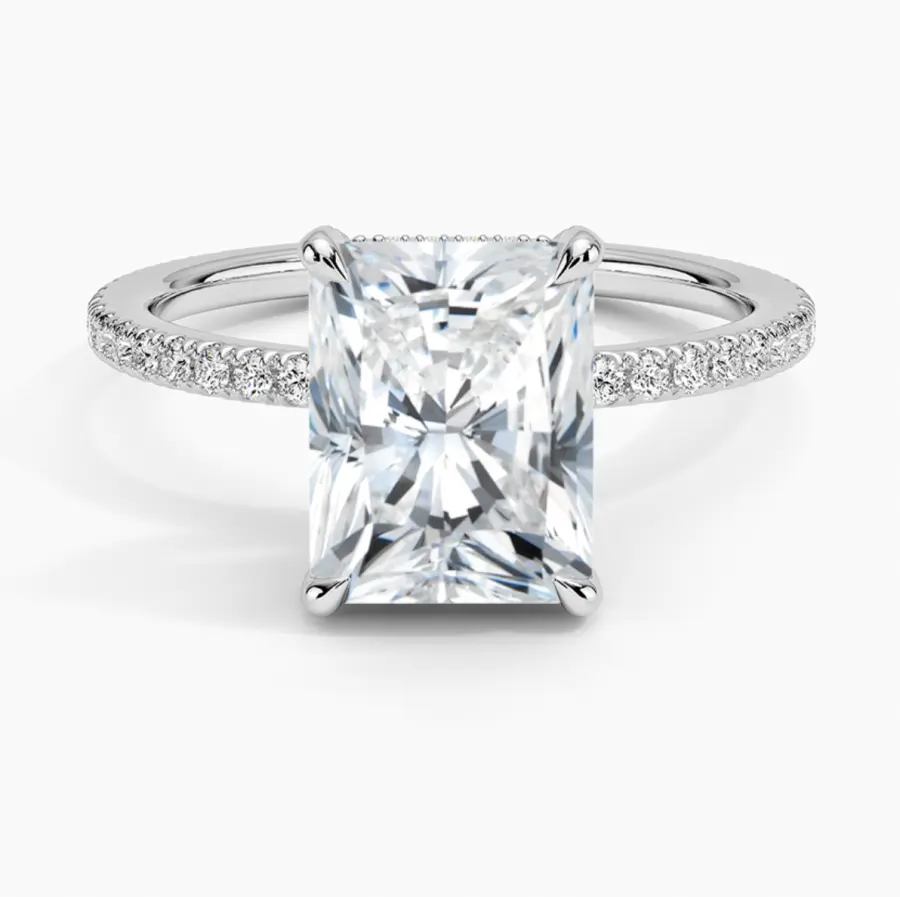 1.20 ctw Radiant Cut Diamond Engagement Ring